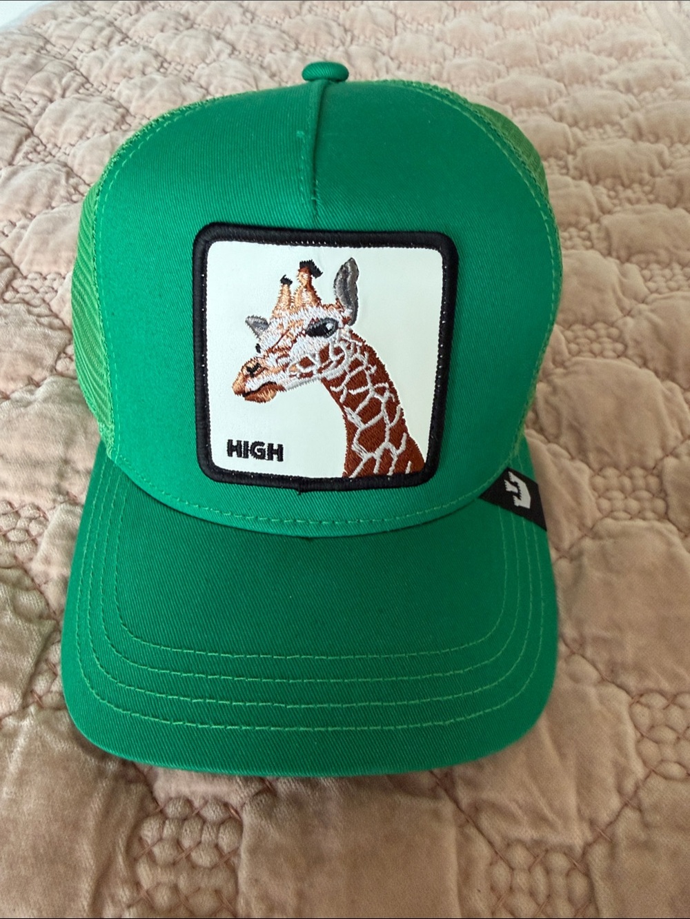 Goorin Bros. The Farm High Giraffe Patch Green Trucker Hat Men’s/Women’s